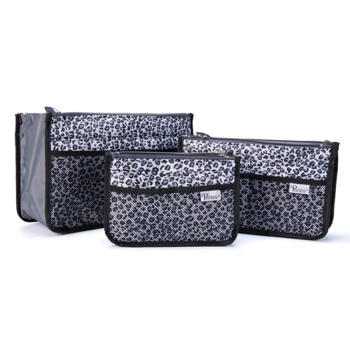 Periea Handbag Organiser - Chelsy Silver (Small)