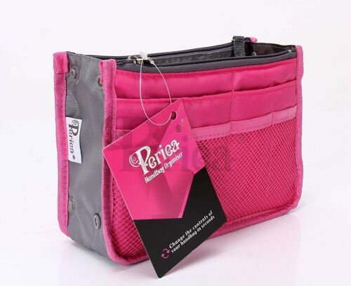 Periea Handbag Organiser - Chelsy Bright Pink (Small)