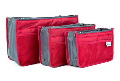 Periea Handbag Organiser - Chelsy Red (Medium)