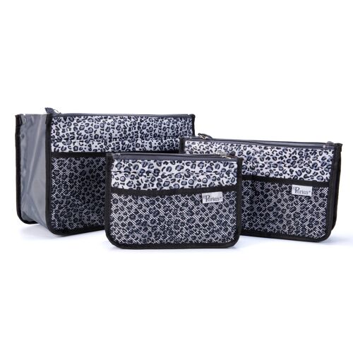Periea Handbag Organiser - Chelsy Silver (Medium)