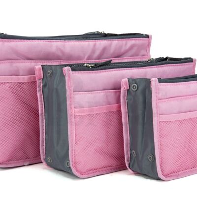Periea Handbag Organiser - Chelsy Pink (Medium)