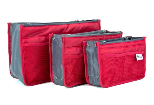 Periea Handbag Organiser - Chelsy Red (Large)