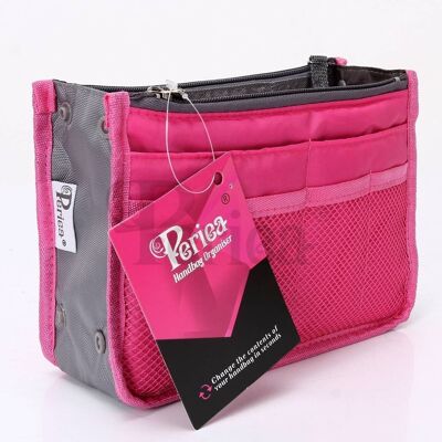 Periea Handbag Organiser - Chelsy Bright Pink (Large)