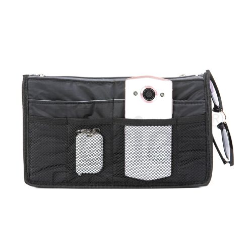 Periea Handbag Organiser - Chelsy Premium Black (Medium)