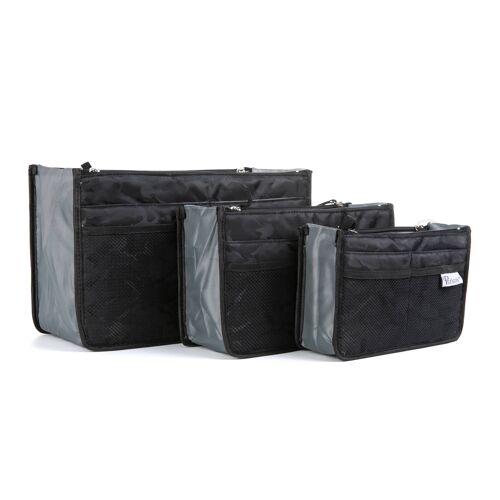 Periea Handbag Organiser - Chelsy Premium Camoflauge Black (Small)