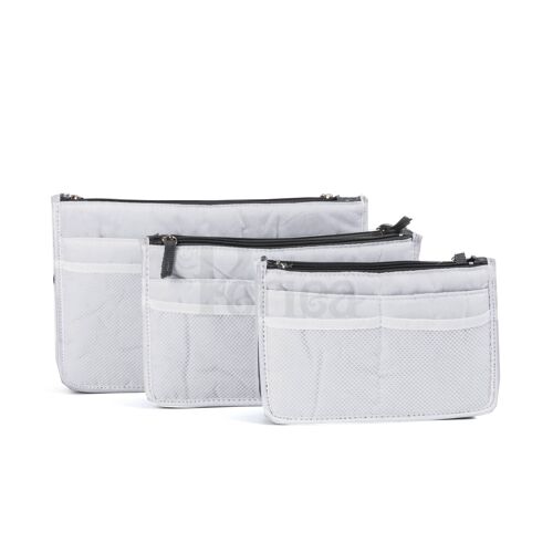Periea Handbag Organiser - Chelsy Premium White (Medium)