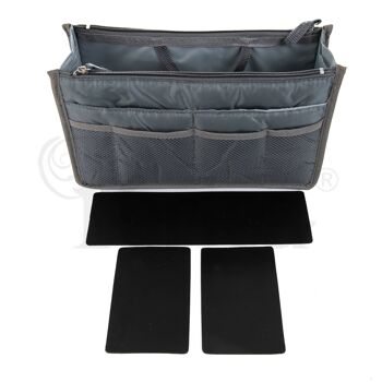 Organisateur de sac à main Periea - Chelsy Premium Grey (Grand) 6