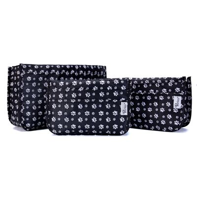 Periea Handbag Organiser - Daisy Black (Large)