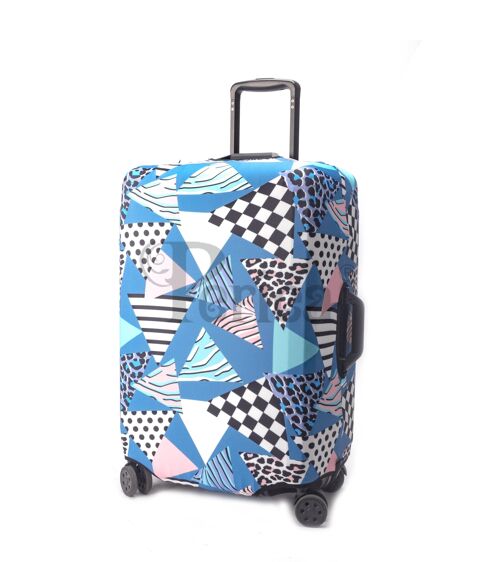 Periea Elasticated Luggage Cover - Bunting 3 Sizes