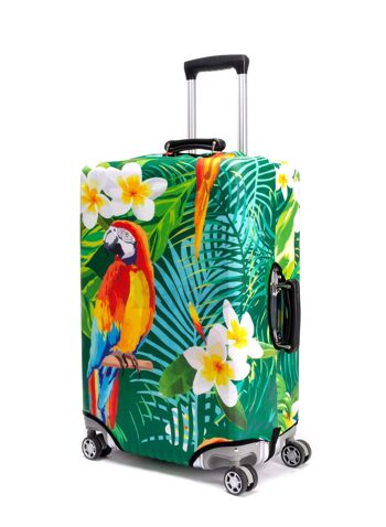 Housse de bagage élastiquée Periea - Perroquet tropical Small, Medium, Large & Extra Large 1