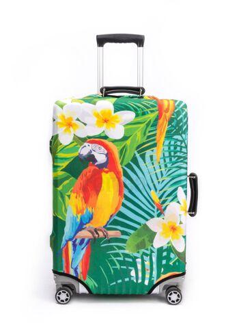 Housse de bagage élastiquée Periea - Perroquet tropical Small, Medium, Large & Extra Large 2