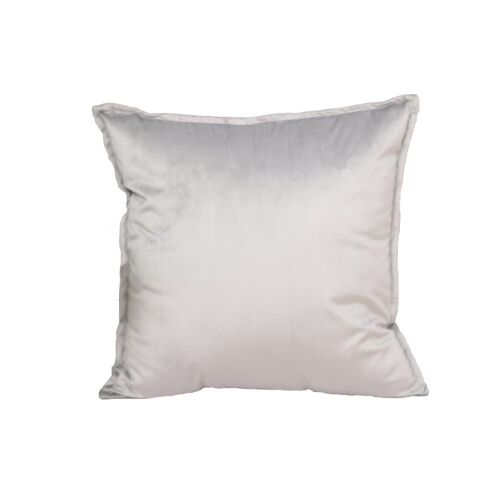 Cushion Cover Luxury Velvet - Light Grey