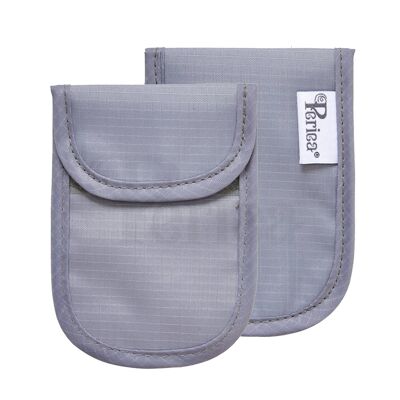 Periea RFID Pouch Grey Pack of 2