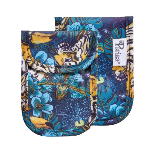 Periea RFID Faraday Pouch Tiger Toucan Pack of 2