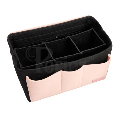 Periea Handbag Organiser – Aya Black & Blush (Meduim)