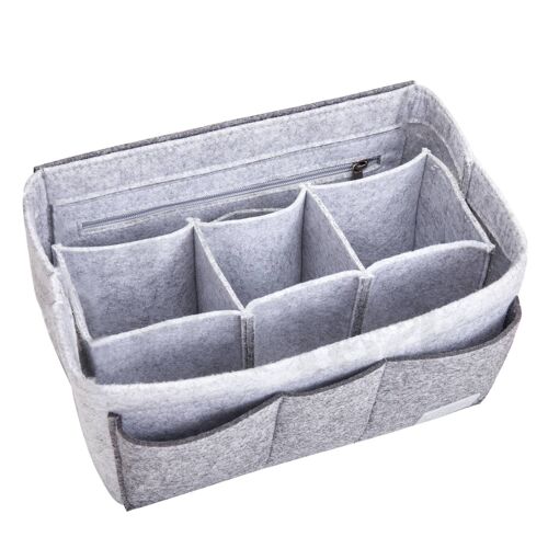 Periea Handbag Organiser – Aya Grey & Charcoal