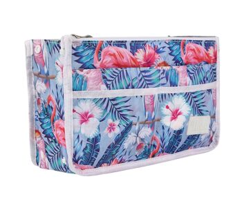 Organisateur de sac à main Periea - Chelsy Signature Flamingo White (Petit) 1