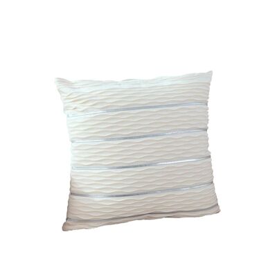 Cushion Cover Crumble Velvet - White