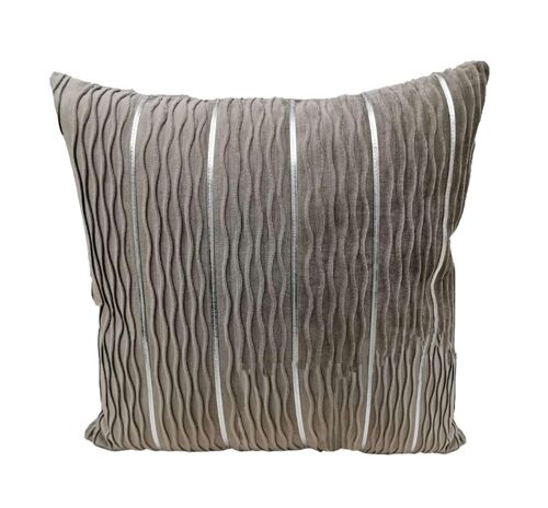 Cushion Cover Crumble Velvet - Grey