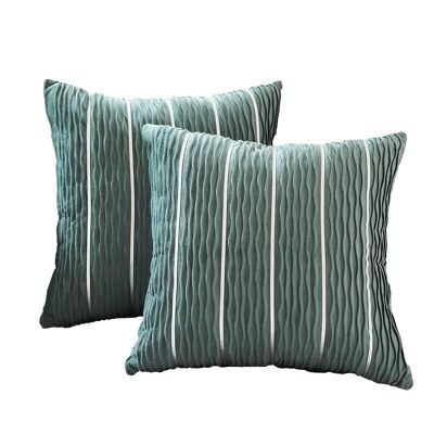 Cushion Cover Crumble Velvet - Green
