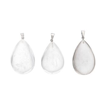 Pendentif Goutte Quartz 2