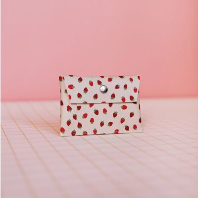 Nude Strawberry Card Holder