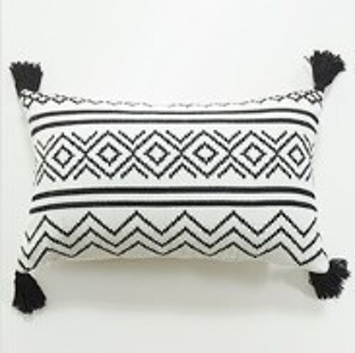 Cushion Cover Brush Geometric - Long