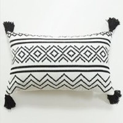 Cushion Cover Brush Geometric - Long