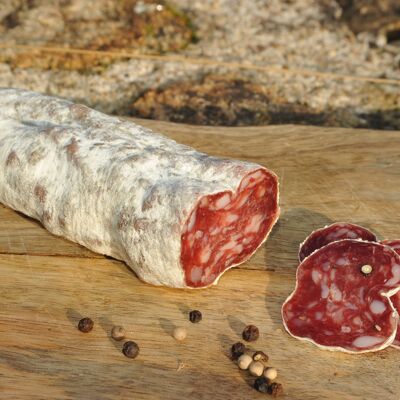 Saucissons au poivre vert