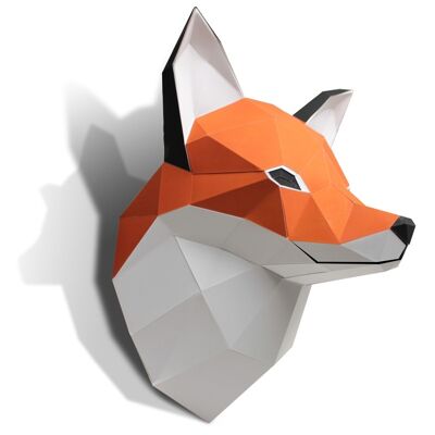 3d paper fox