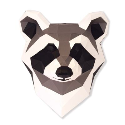 3d paper raccoon