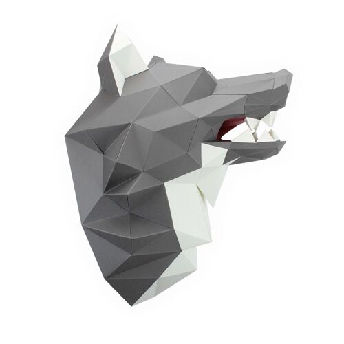 Loup en papier 3d