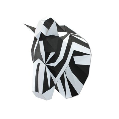 Geehrt das 3D-Papier-Zebra