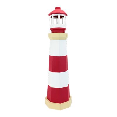 Red 3D Paper Lighthouse