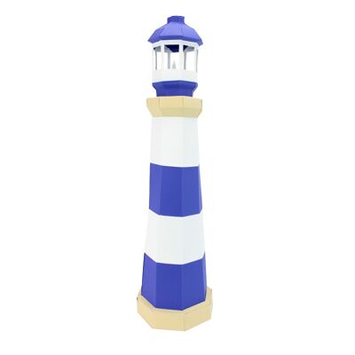 3D Paper Lighthouse Blue