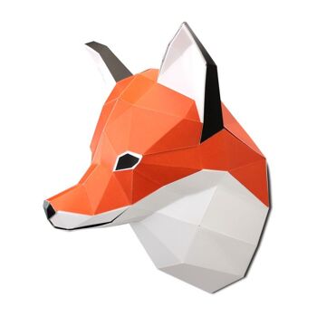 Petit renard en papier 3D 3
