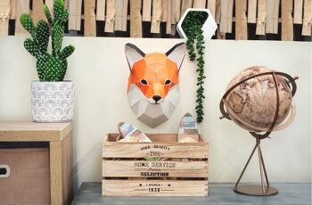 Petit renard en papier 3D 6