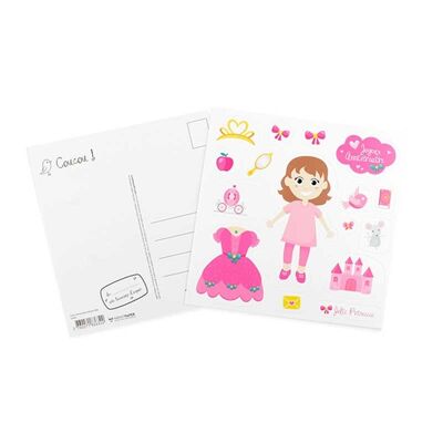 Etiquetas engomadas de la tarjeta de cumpleaños de las muchachas bonitas