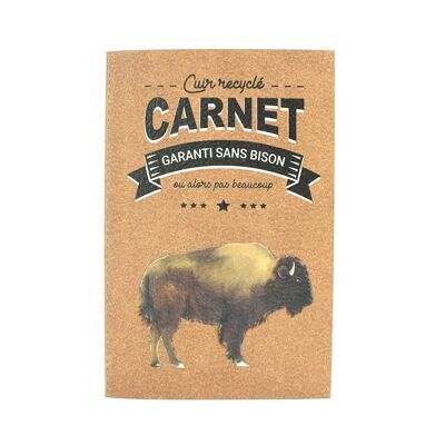 Carnet cuir Bison Clair