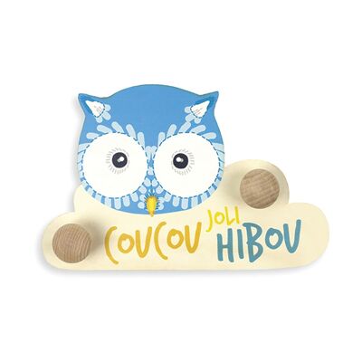 Porte manteau mini trophée Hibou