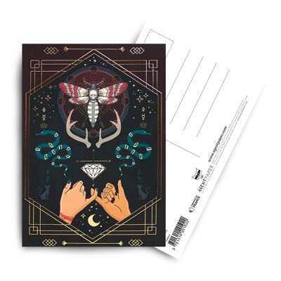 Postkarte Witchy