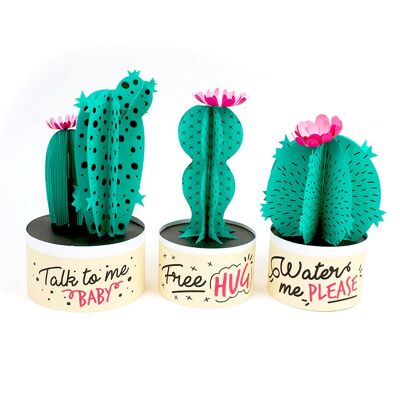Papierpflanzen Kaktus