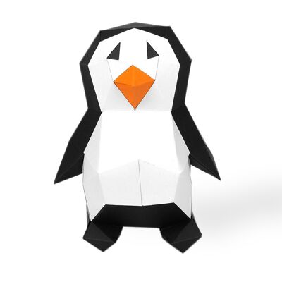 BLACK AND WHITE Penguin Babies Trophy