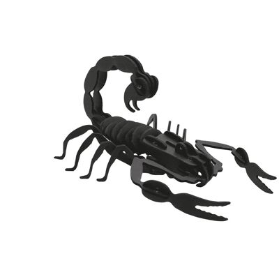 Skorpion aus schwarzem Karton