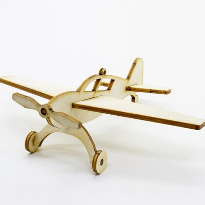 Das kleine Holzspielzeug Flugzeug