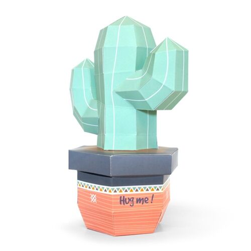 Cactus en papier 3d