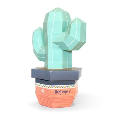 cactus di carta 3d
