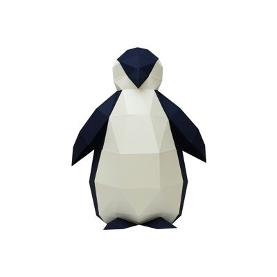 Pinguin aus 3D-Papier