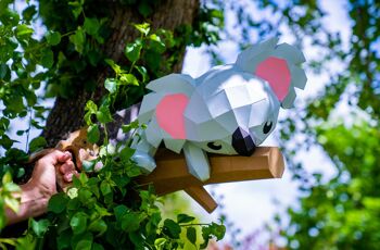 Koala sur branche en papier 3D 3