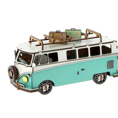 Combi en bois Turquoise